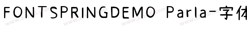 FONTSPRINGDEMO Parla字体转换